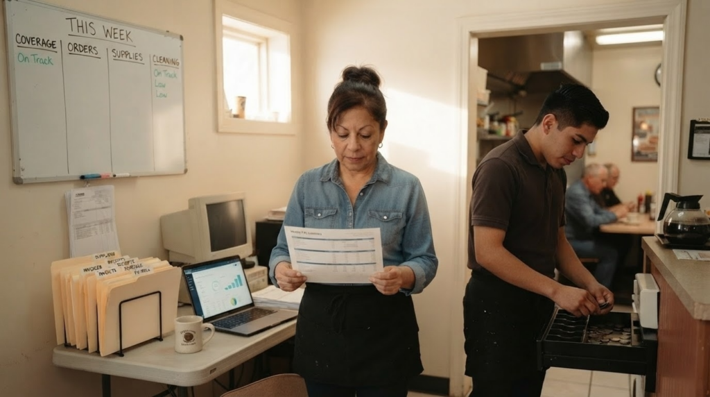 Organized small business  with clear systems